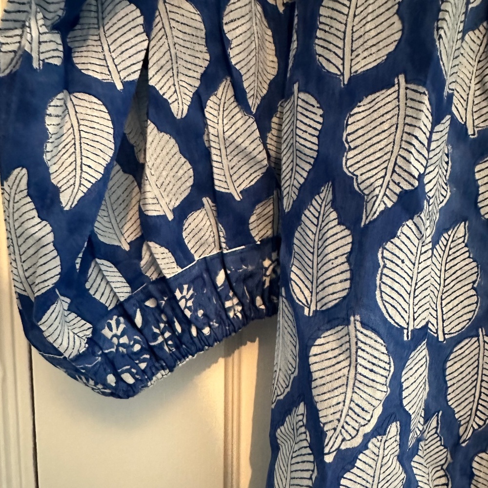 SLV Maxi Blue Caftan - Picture 2 of 4